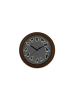 MAXXMEE Wanduhr mit Vogelstimmen fluoreszierend 25cm 1,5V braun/weiß Braun