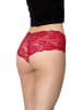 Yenita® Panty aus Spitze (5erSet) Spitzenslip in bordeaux