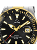 Jaguar Analog-Armbanduhr Jaguar Pro Diver silber, gold groß (ca. 43,5mm)