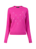 faina Strick Pullover in Pink