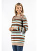 usha FESTIVAL Damen Strick Pullover in Tanne Mehrfarbig