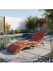 home24 Klappbare Gartenliege Yomi in Terracotta