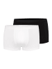 Hanro Retro Short / Pant Micro Touch in Weiß / schwarz