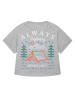 wat? Apparel T-Shirt Always exploring never lost in Grau