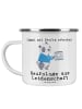 Mr. & Mrs. Panda Emaille Tasse Neurologe Leidenschaft mit Spruch in Weiß