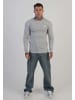 SikSilk Langarmshirt Essentials in Grey Marl