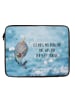 Mr. & Mrs. Panda Notebook Tasche Narwal Gitarre mit Spruch in Oceanblue