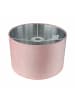 Licht-Erlebnisse Lampenschirm Ø 28 x (H)18 cm in Pink Silber gebürstet