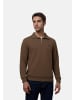 KEY LARGO Sweatshirt 'KLNICK' in braun
