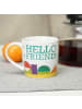 Geda Labels Tasse Raupe Nimmersatt Hello Friend in Weiß - 250 ml