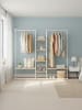 SONGMICS HOME Kleiderständer Zina in Beige-Weiß - (B)163.6 x (H)175.3 x (T)33.8 cm