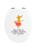 Mr. & Mrs. Panda Klodeckel Fuchs Ballerina mit Spruch in Weiß