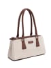 DIANA Handtasche in LEATHER AND WHITE