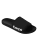 Kempa Pantoletten Badepantolette in schwarz/weiß