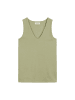 Marc O'Polo V-Neck-Top slim in Smooth Sage