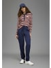 Kangaroos Poloshirt in marine gestreift