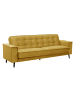 58 aufm Kessel SOFA 3-Sitzer mit Bettfunktion Kaycee Samtvelours mais