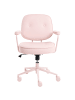 Beliani Bürostuhl PARAMUS in Rosa - (W) 60 x (H) 81 x (L) 65 cm