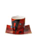Goebel Espressotasse " Wassily Kandinsky - Schweres Rot " in Schweres Rot