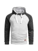 Alessandro Salvarini Hoodie Alessandro Salvarini Herren Sweatjacke AS297 in Hellgrau