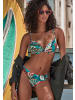 Buffalo Bikini-Hose in aqua bedruckt