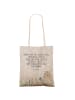Mr. & Mrs. Panda Tote Bag Otter Stein mit Spruch in Grau Pastell
