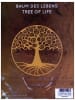 JOJO Handelsagentur Nonbook - Baum des Lebens Aufkleber 150mm Gold, transparent