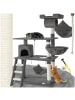 tectake Katzenbaum Marcel 141 cm Diverse Farben - Grau