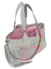 Fritzi aus Preußen Schultertasche Izzy Medium Limited Head Flocked in Beige-Grau
