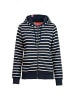 Salzhaut Sweatjacke INGRID in Navy-Beige