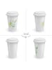 Mr. & Mrs. Panda To Go Becher Wiesenzauber Design ohne Spruch in Weiß