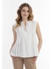 Usha Damen Blusentop Mit Spitze in Weiss