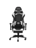 Beliani Gaming Stuhl VICTORY in Schwarz/Weiß - (W) 60 x (H) 124 x (L) 60 cm