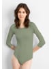 Les Lunes Bodysuit ALENA Body 3/4 Sleeve in Thyme