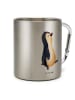 Mr. & Mrs. Panda Tasse Pinguin mHerzieren ohne Spruch in Silber
