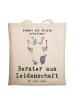 Mr. & Mrs. Panda Shopping Bag Berater Leidenschaft mit Spruch in Creme