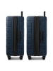 Saxoline Miami 4 Rollen Kofferset 3-teilig mit Dehnfalte in navy blue