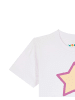 wat? Apparel T-Shirt Stern in Weiß