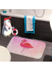Mr. & Mrs. Panda Duschvorleger Flamingo Classic ohne Spruch in Aquarell Pink