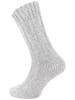Cotton Prime® Norweger Strick-Socken 2 Paar, Unisex in grau