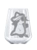 Mr. & Mrs. Panda glas für rotwein Axolotl Tequila ohne Spruch in Transparent