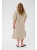 KAFFE curve Kleid KCnana Loose fit in Brindle / Turtledove Stripe