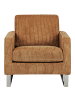 Beliani Sessel VIND in Braun - (W) 79 x (H) 82 x (L) 85 cm