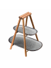 LEONARDO Etagere Matera in Anthrazit 31 cm in anthrazit