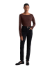 Marc O'Polo U-Boot-Longsleeve regular in black cherry