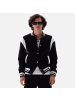COFI 1453 Basic Jacke Baseballjacke Unisex in Schwarz
