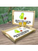 Mr. & Mrs. Panda Snack Tablett Avocado Kern rollt mit Spruch in Weiß