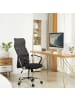 HOMCOM Bürostuhl in Schwarz 63L x 65B x 119H cm