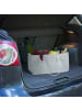 relaxdays Kaminholztasche in Hellgrau/ Schwarz - (B)50 x (H)25 x (T)25 cm