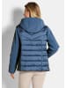 GOLDNER Steppjacke Steppjacke mit Ärmeln aus Softshell in rauchblau